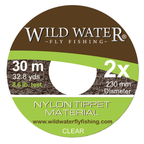 2X Nylon Tippet 30m | Wild Water Fly Fishing - Hazy Fly Fishing