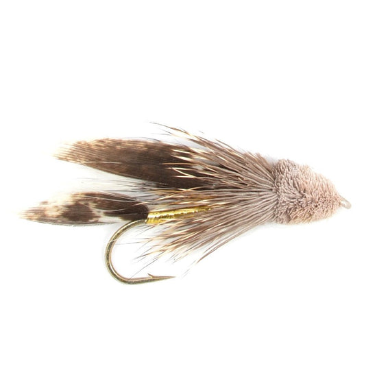 3 Pack Muddler Minnow Trout and Bass Streamer Fly - Hook Size 10 - Hazy Fly Fishing