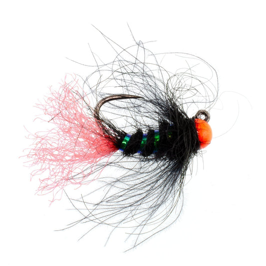 3 Pack Tungsten Hot Bead Jig Tactical Blow Torch Czech Nymph Euro Nymphing Fly - Hook Size 12 - Hazy Fly Fishing