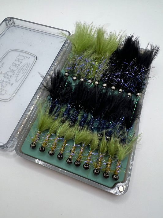 30 Count Bugger and Balanced Leach Box - Hazy Fly Fishing