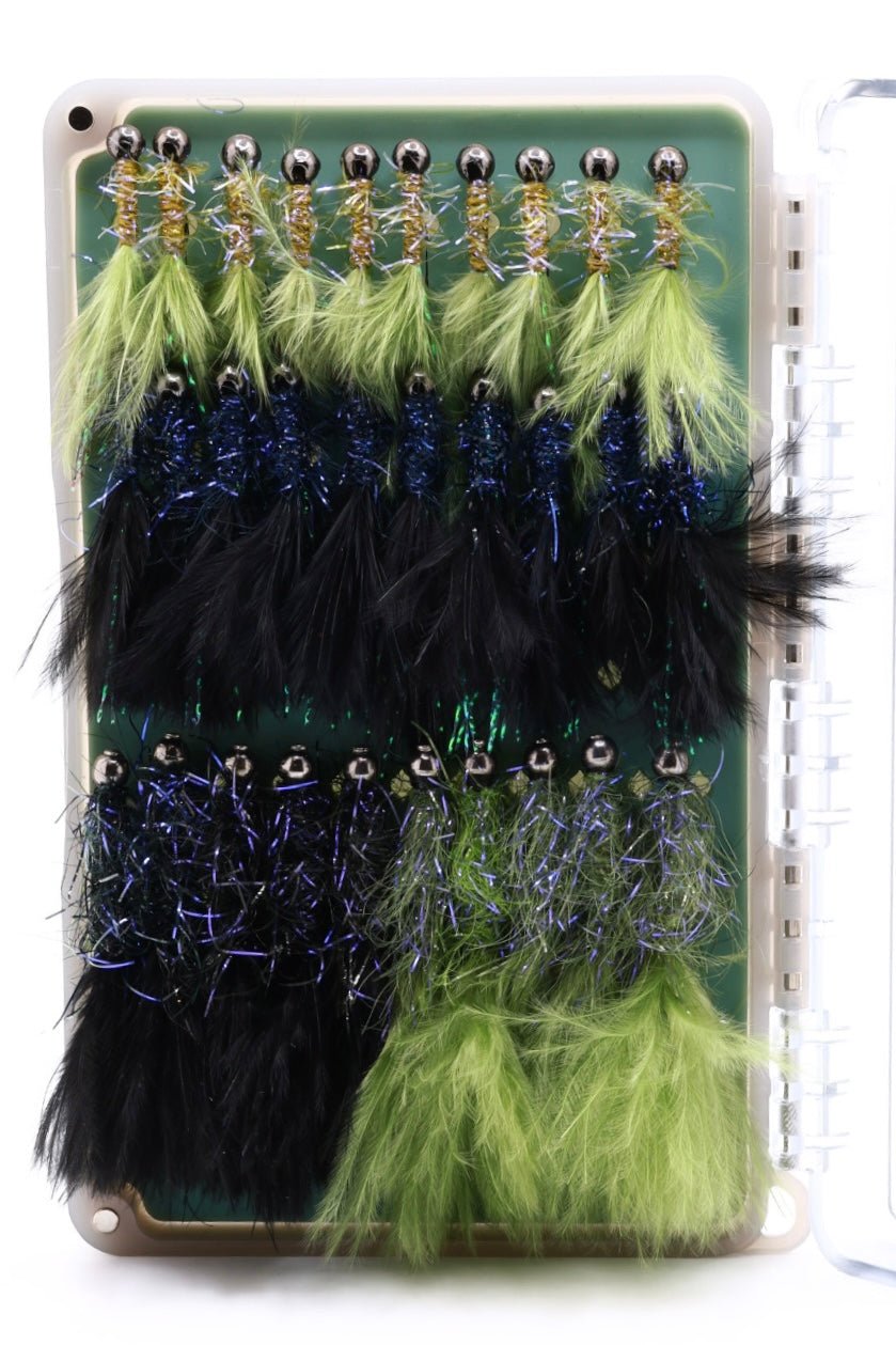 30 Count Bugger and Balanced Leach Box - Hazy Fly Fishing