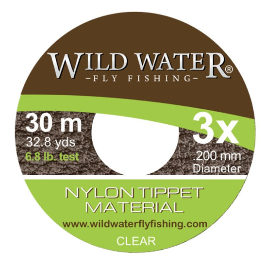 3X Nylon Tippet 30m | Wild Water Fly Fishing - Hazy Fly Fishing