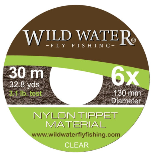 6X Nylon Tippet | Wild Water Fly Fishing - Hazy Fly Fishing