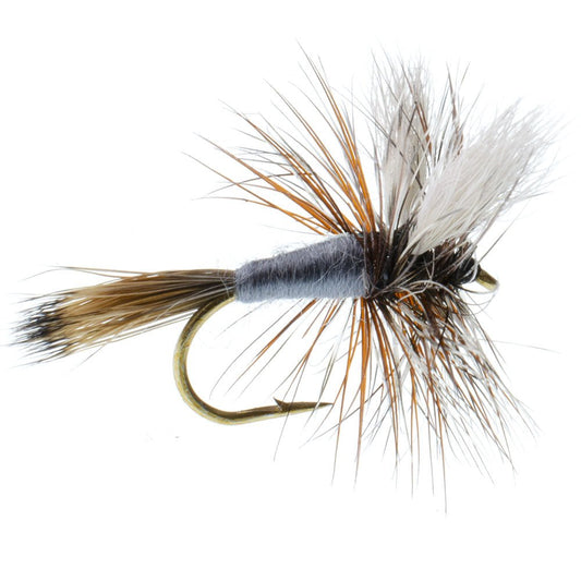 Adams Wulff Classic Dry Fly - 6 Flies - Hook Size 10 - Hazy Fly Fishing