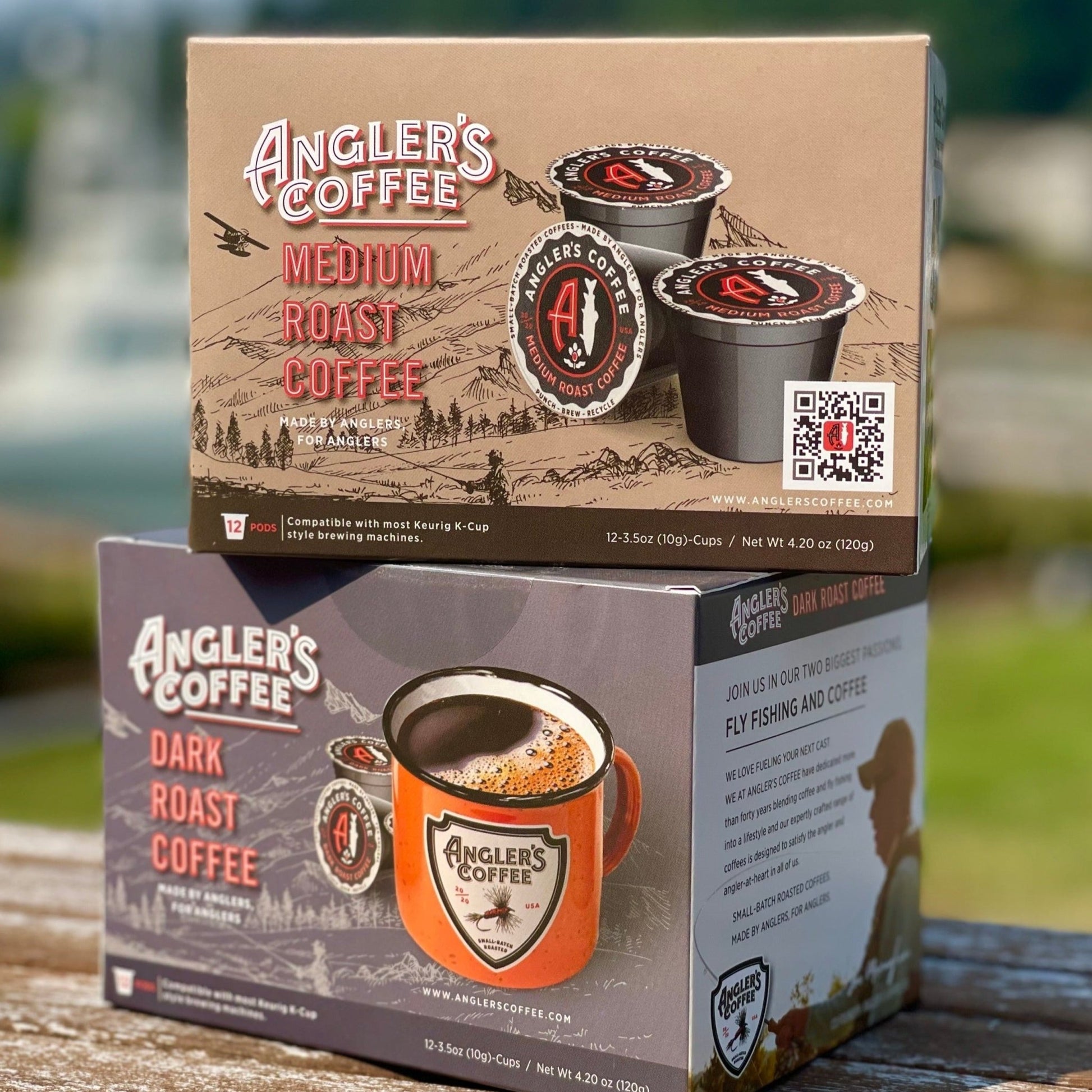Angler's Coffee Single Serve Coffee Pods (Dark Roast) - Hazy Fly Fishing