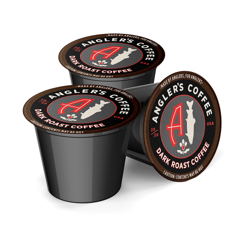 Angler's Coffee Single Serve Coffee Pods (Dark Roast) - Hazy Fly Fishing