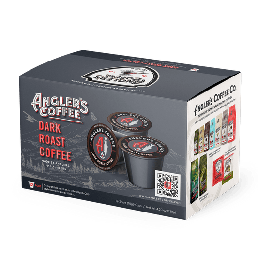 Angler's Coffee Single Serve Coffee Pods (Dark Roast) - Hazy Fly Fishing