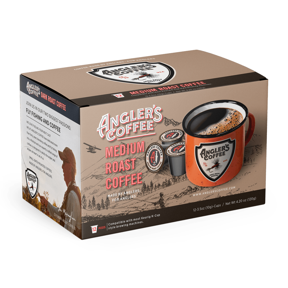 Anglers Coffee Single Serve Coffee Pods (Medium Roast) - Hazy Fly Fishing