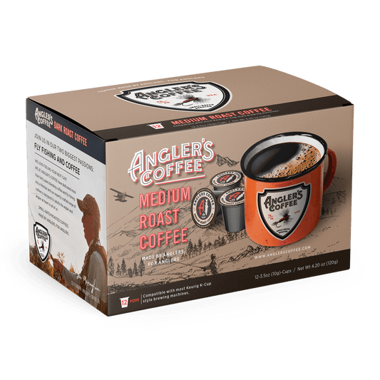 Anglers Coffee Single Serve Coffee Pods (Medium Roast) - Hazy Fly Fishing