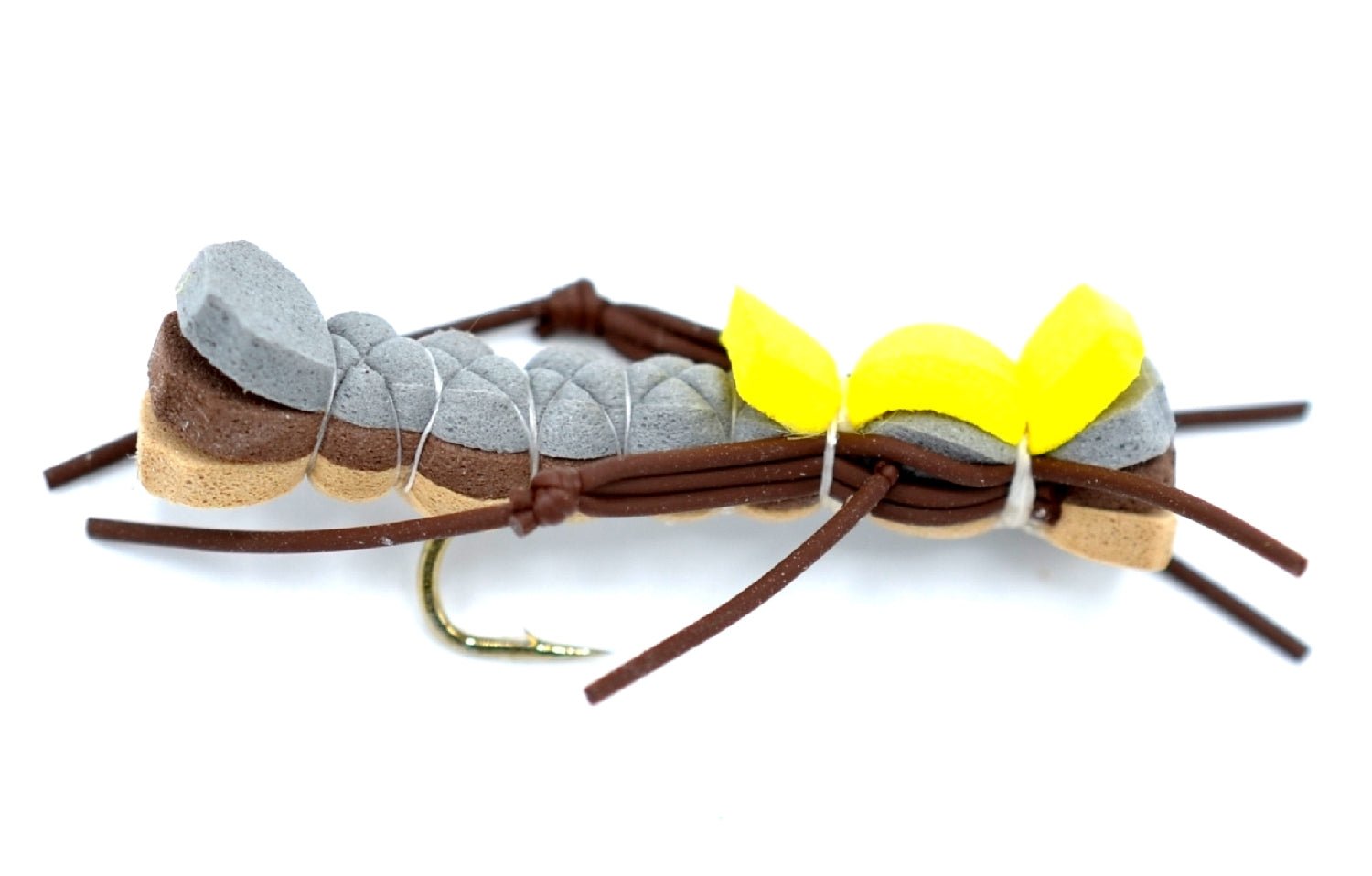 Basics Collection - Terrestrials Dry Fly Assortment - 10 Dry Fishing Flies - Hopper, Ant and Beetle Fishing Fly Patterns - Hook Sizes 10, 12 and 14 - Hazy Fly Fishing