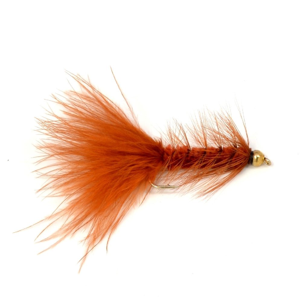 Bead Head Crystal Woolly Bugger Streamer Flies - Set of 12 Bass and Trout Flies - Hook Size 4 - Hazy Fly Fishing