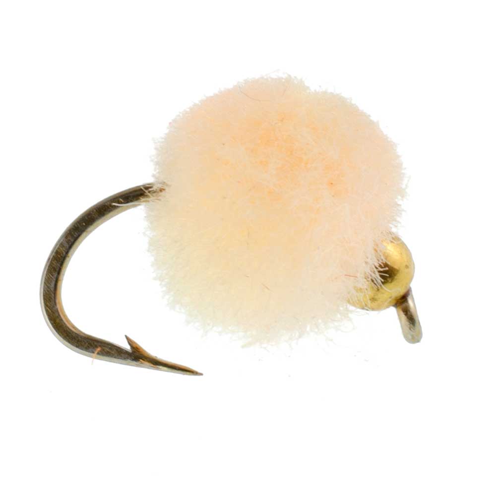 Bead Head Oregon Cheese Egg Fly Fishing Flies - 6 Flies Hook Size 16 - Hazy Fly Fishing