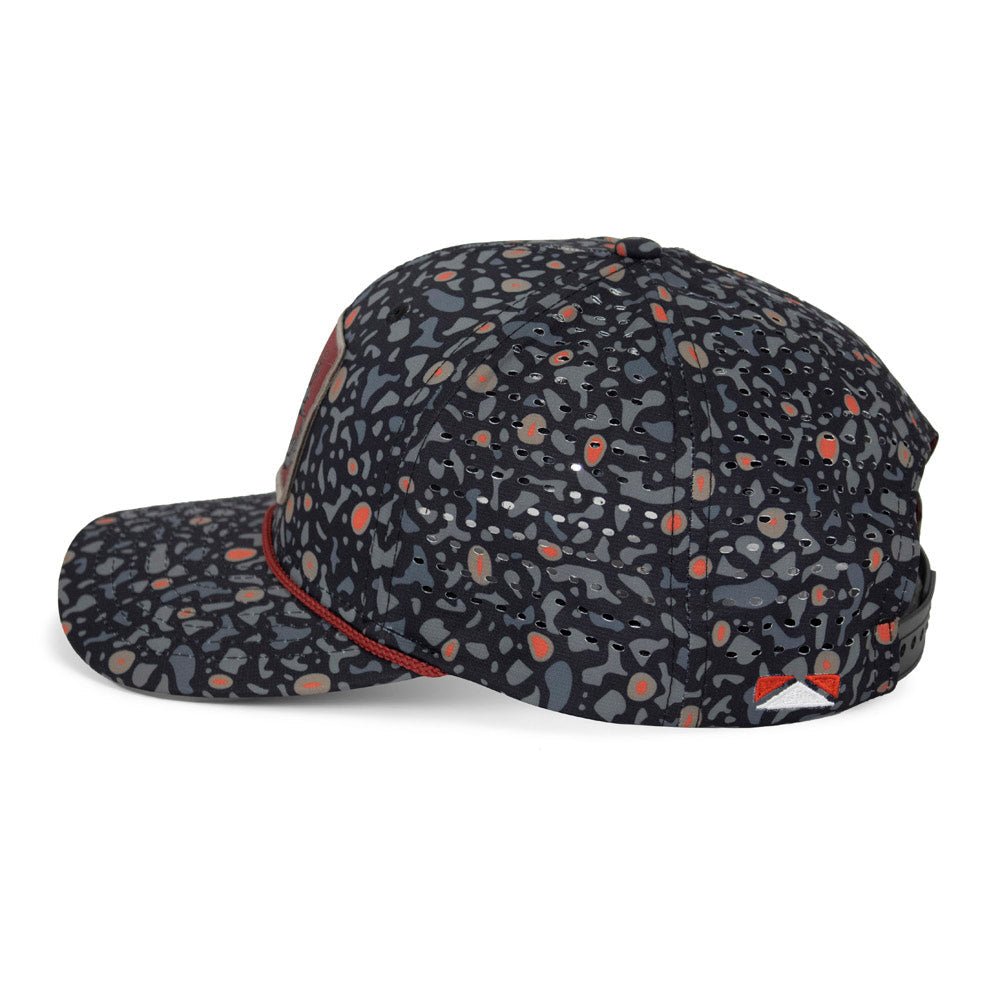 Big Foot Squatch Perforated Fishing 6 - Panel Rope Cap - Hazy Fly Fishing