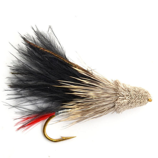 Black Marabou Muddler Minnow Streamer Flies - 4 Fly Fishing Flies - Hook Size 4 - Hazy Fly Fishing