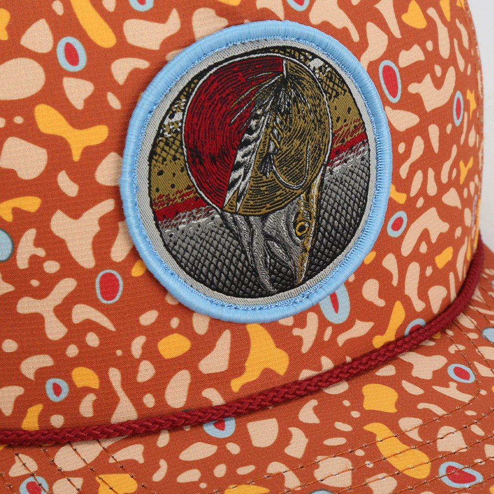 Dead Drift Fly Fishing Patch Trucker Hat Rope Cap - Hazy Fly Fishing