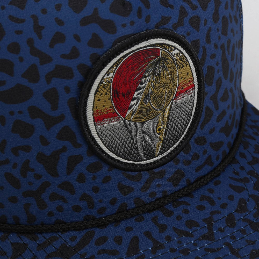 Dead Drift Fly Fishing Patch Trucker Hat Rope Cap - Hazy Fly Fishing
