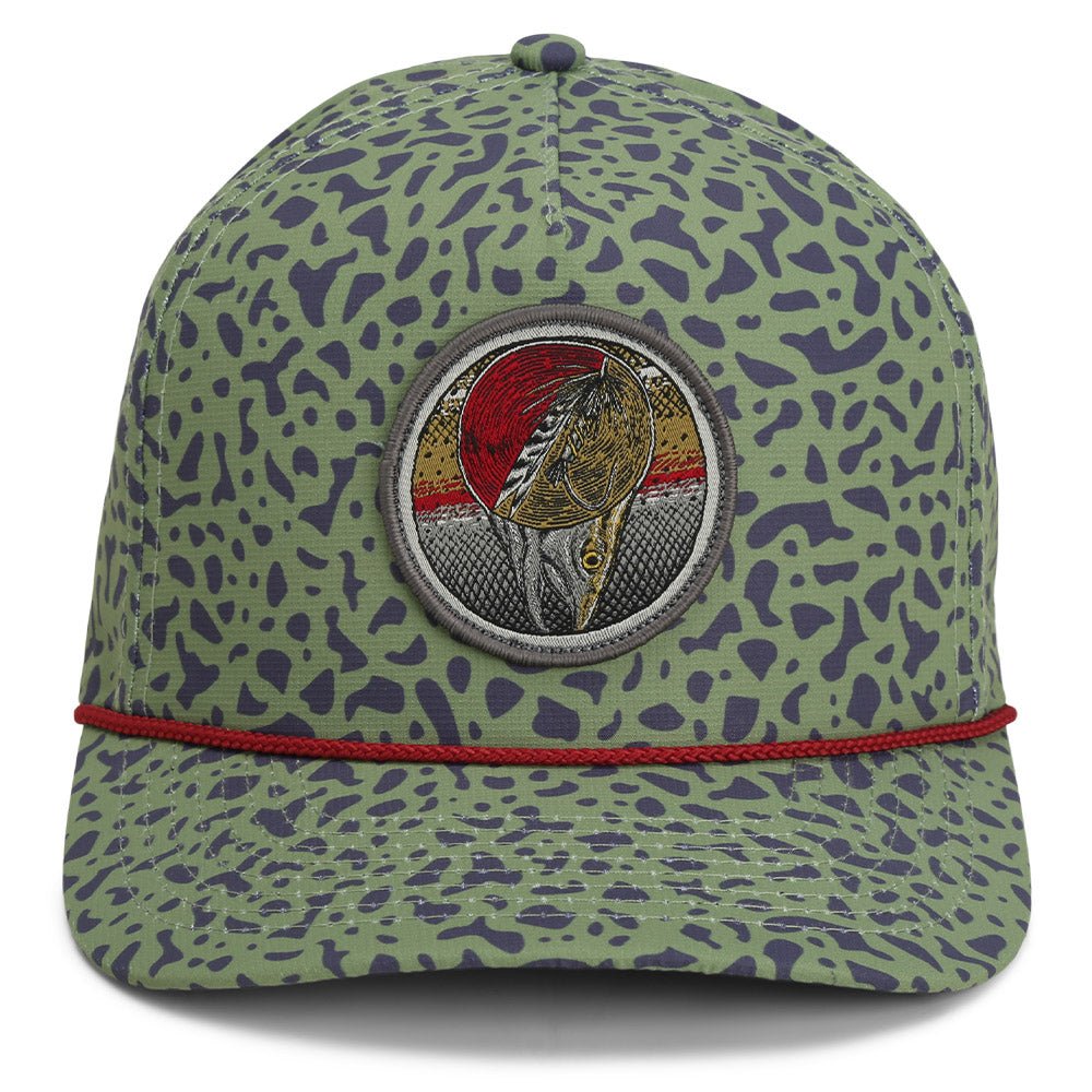Dead Drift Fly Fishing Patch Trucker Hat Rope Cap - Hazy Fly Fishing