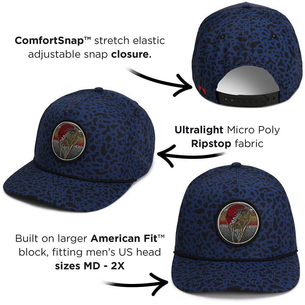 Dead Drift Fly Fishing Patch Trucker Hat Rope Cap - Hazy Fly Fishing