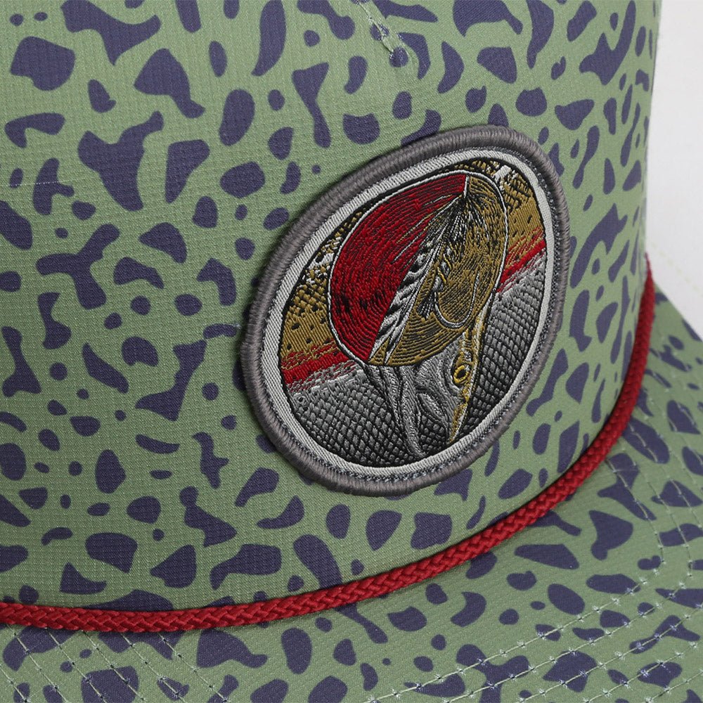 Dead Drift Fly Fishing Patch Trucker Hat Rope Cap - Hazy Fly Fishing