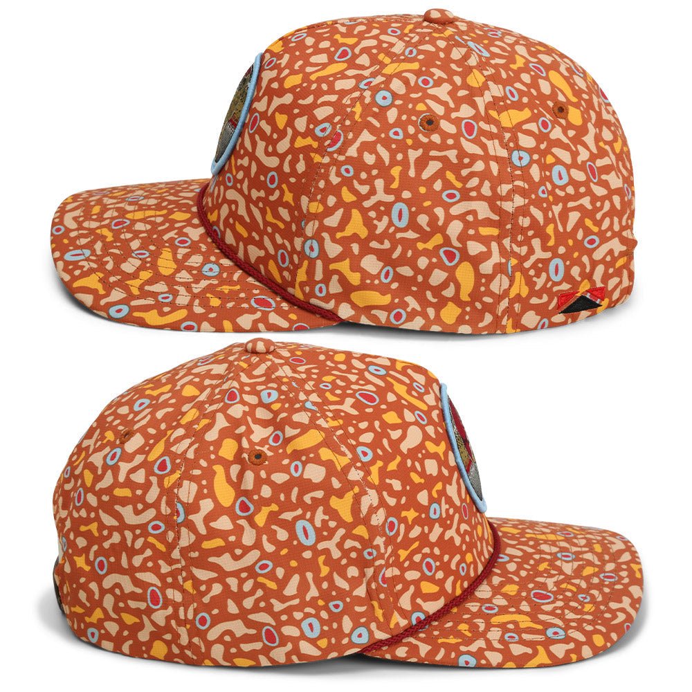 Dead Drift Fly Fishing Patch Trucker Hat Rope Cap - Hazy Fly Fishing