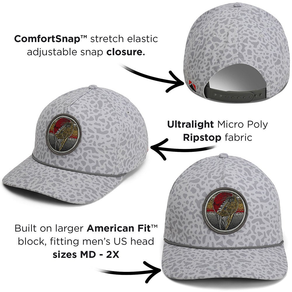 Dead Drift Fly Fishing Patch Trucker Hat Rope Cap - Hazy Fly Fishing