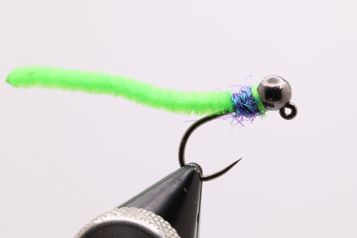 Euro Worm Green - Hazy Fly Fishing