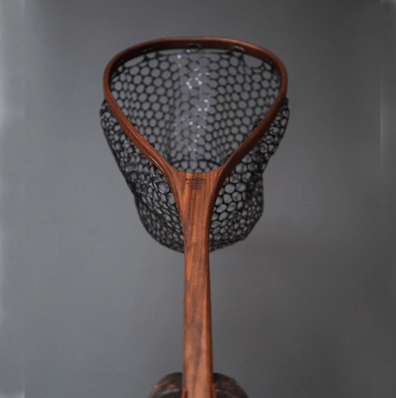 Fat Jake 16"x12" - Walnut Fly Fishing Traditional Landing Net - Handcrafted & Made in USA - Hazy Fly Fishing