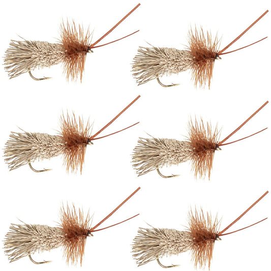 Goddard Caddis Dry Fly - 6 Flies Hook Size 16 - Hazy Fly Fishing