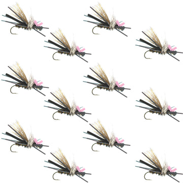 Gypsy King Hopper Foam Body Grasshopper Fly - 1 Dozen Flies Hook Size 10 - Hazy Fly Fishing