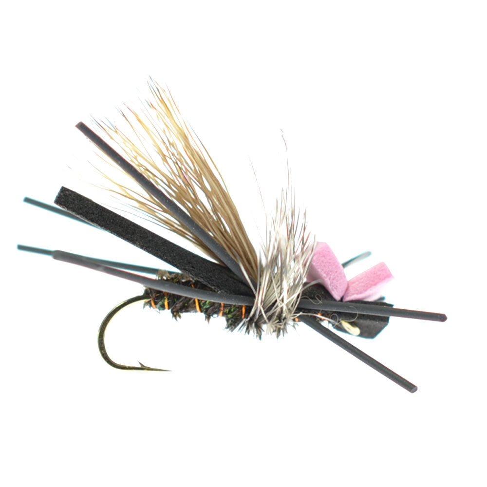 Gypsy King Hopper Foam Body Grasshopper Fly - 1 Dozen Flies Hook Size 10 - Hazy Fly Fishing