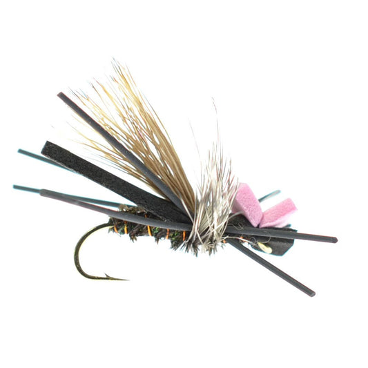 Gypsy King Hopper Foam Body Grasshopper Fly - 1 Dozen Flies Hook Size 10 - Hazy Fly Fishing
