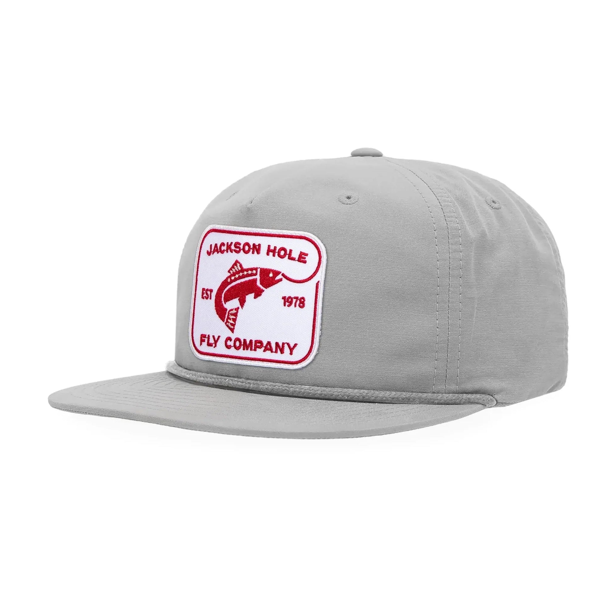 JHFLYCO Brushed Cotton Ball Cap - Rectangle Logo - Hazy Fly Fishing