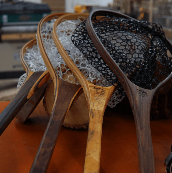 Little Dipper 12"x8" - Burl Fly Fishing Traditional Landing Net - Handcrafted & Made in USA - Hazy Fly Fishing