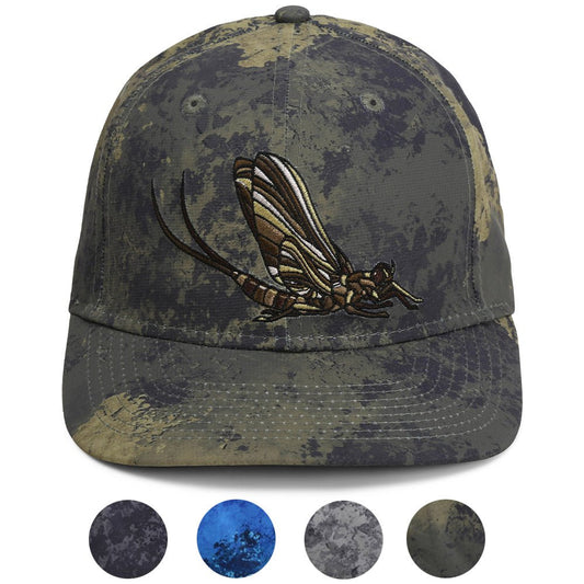 Mayfly Match the Hatch Fly Fishing 6 - Panel Cap - Hazy Fly Fishing
