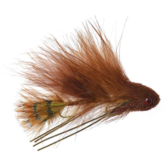 Mini Sex Dungeon Streamer Sampler - 4 Colors - Size 6 - Articulated Trout Bass Steelhead Salmon and Bass Fly Fishing Flies - Hazy Fly Fishing