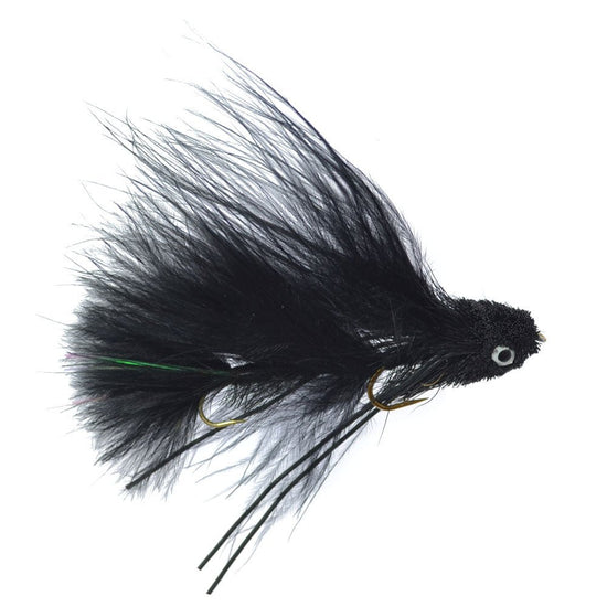 Mini Sex Dungeon Streamer Sampler - 4 Colors - Size 6 - Articulated Trout Bass Steelhead Salmon and Bass Fly Fishing Flies - Hazy Fly Fishing