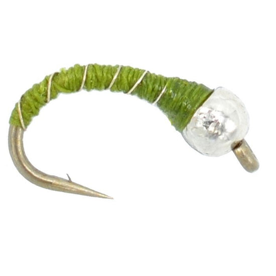 Olive Zebra Midge Assortment 3 Each of 3 Sizes 14, 16, 18 - Tailwater Fly Fishing Flies Collection - Hazy Fly Fishing