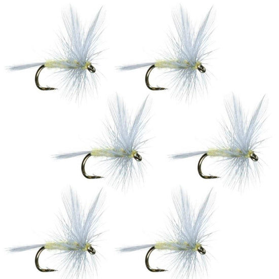 Pale Morning Dun PMD Classic Dry Fly - 6 Flies Hook Size 14 - Hazy Fly Fishing