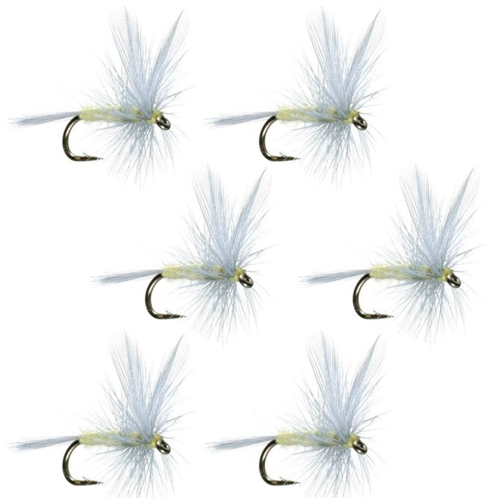 Pale Morning Dun PMD Classic Dry Fly - 6 Flies Hook Size 14 - Hazy Fly Fishing