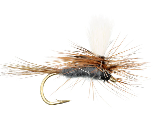 Parachute Adams, Size 12 | Qty. 6 | Wild Water Fly Fishing - Hazy Fly Fishing
