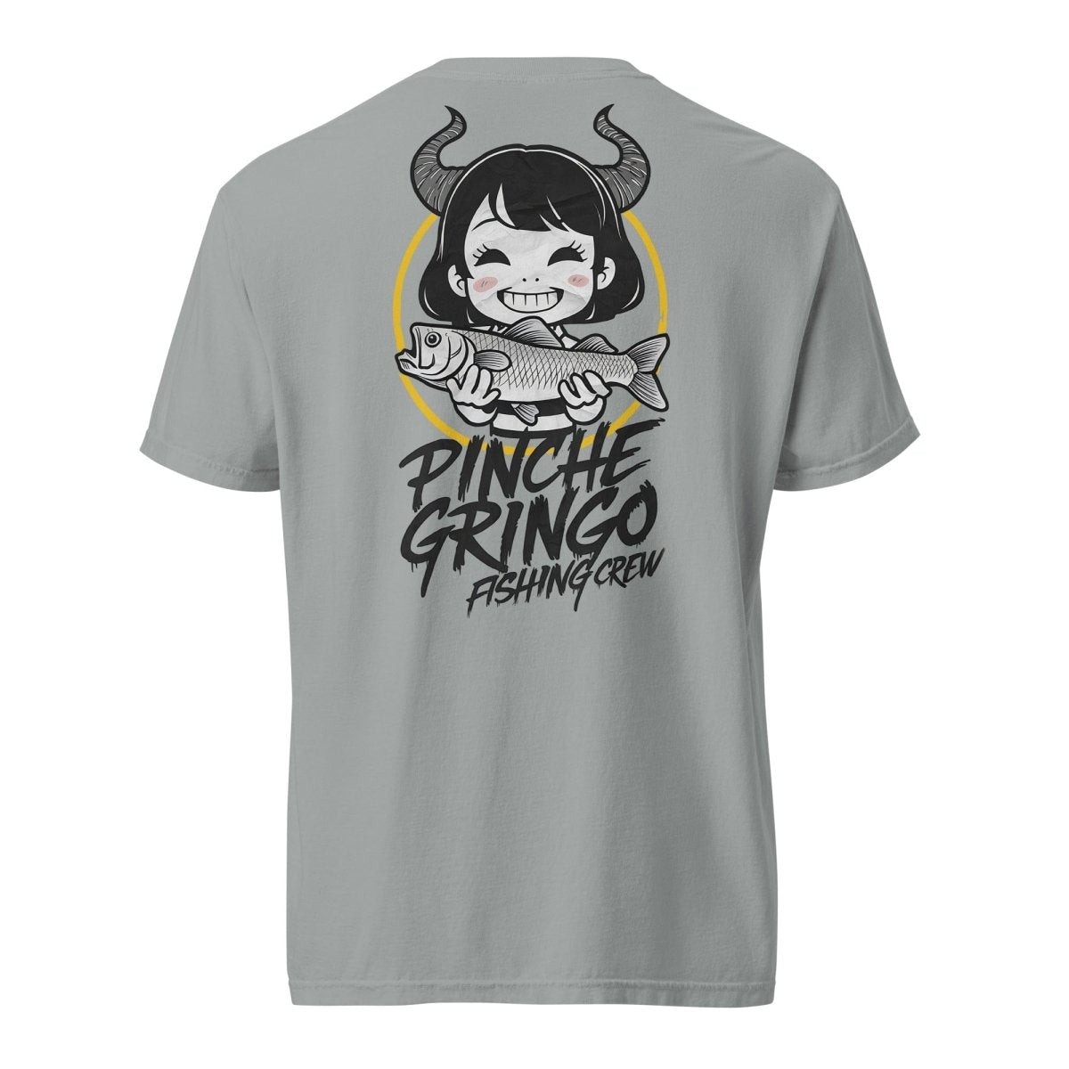 Pinche Gringo Fishing Crew Demon Fisher Anime Shirt - Hazy Fly Fishing