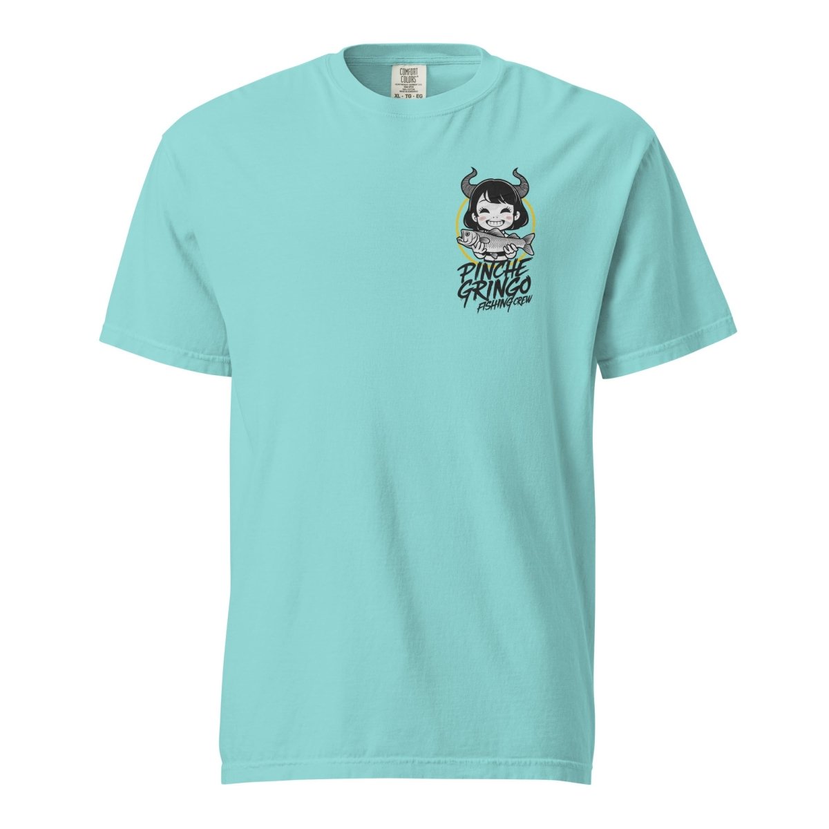 Pinche Gringo Fishing Crew Demon Fisher Anime Shirt - Hazy Fly Fishing