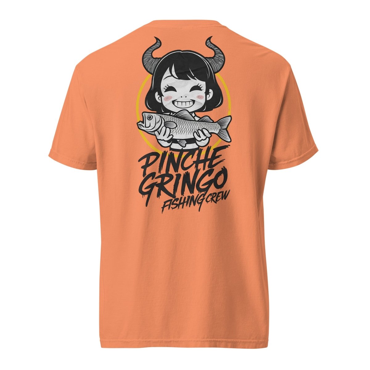 Pinche Gringo Fishing Crew Demon Fisher Anime Shirt - Hazy Fly Fishing