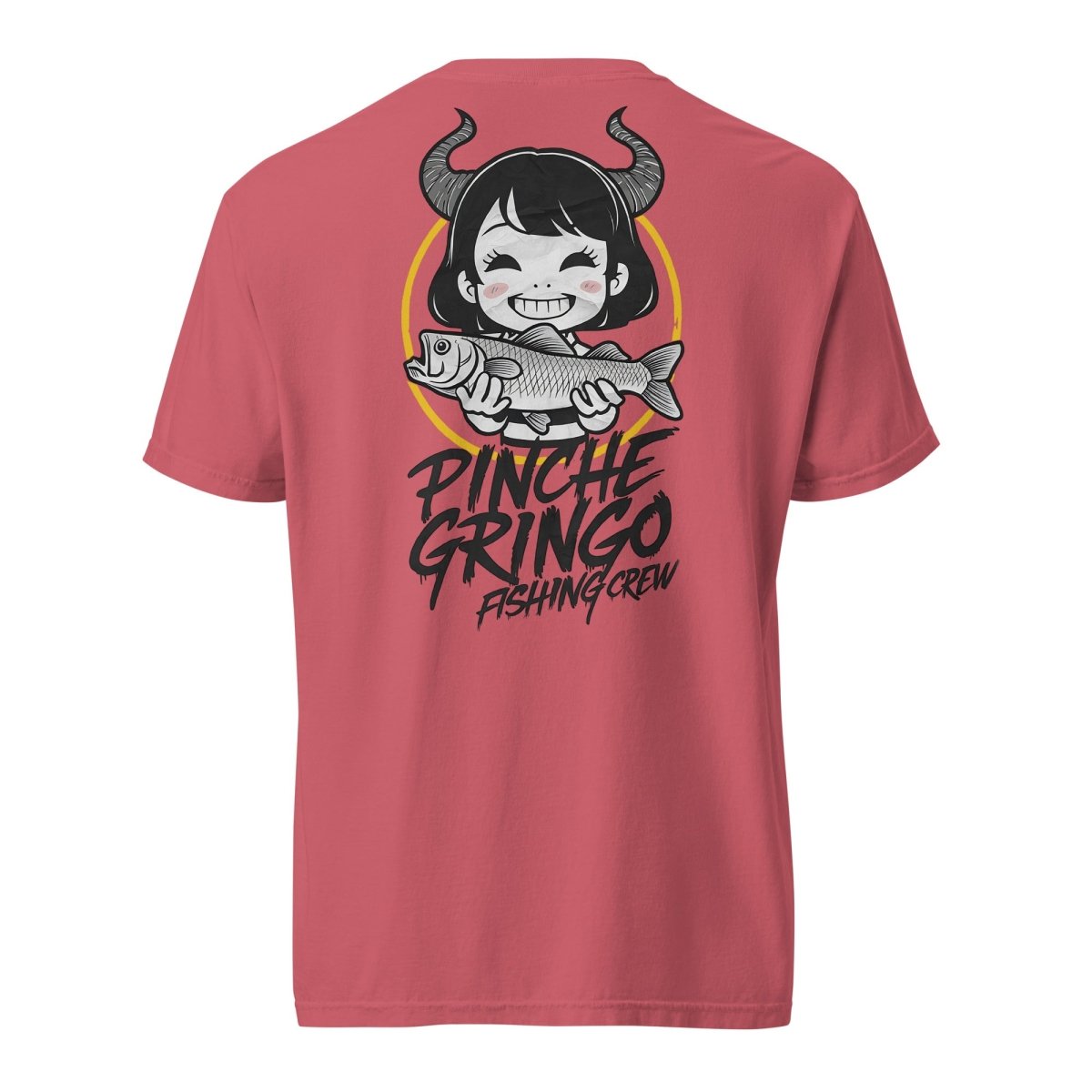 Pinche Gringo Fishing Crew Demon Fisher Anime Shirt - Hazy Fly Fishing