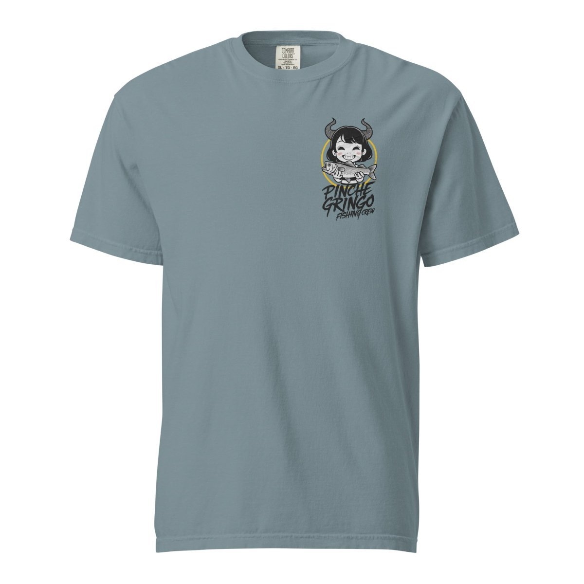 Pinche Gringo Fishing Crew Demon Fisher Anime Shirt - Hazy Fly Fishing