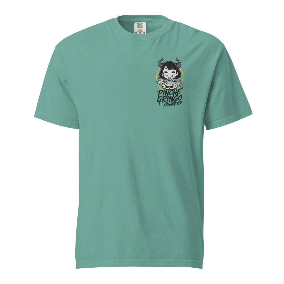 Pinche Gringo Fishing Crew Demon Fisher Anime Shirt - Hazy Fly Fishing