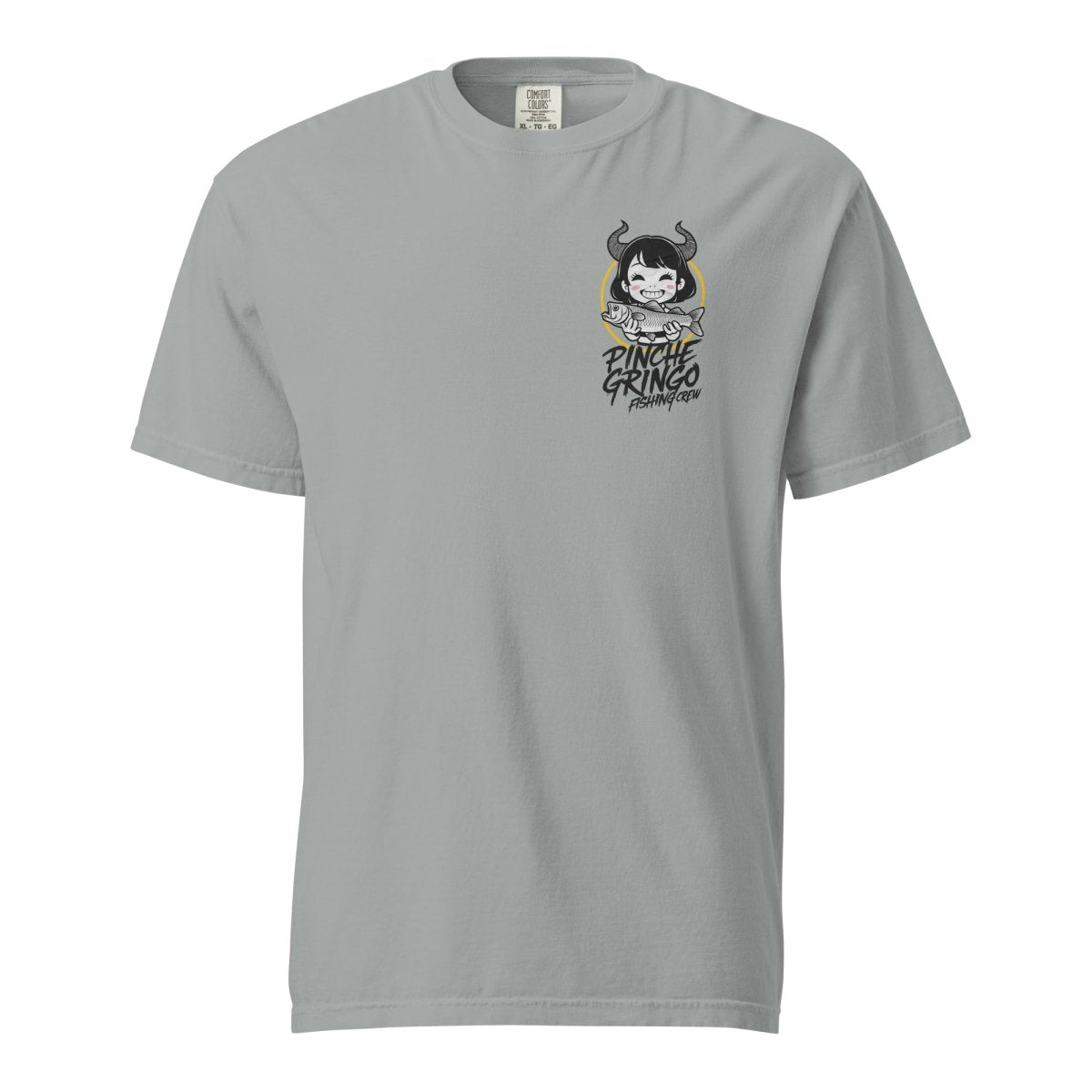 Pinche Gringo Fishing Crew Demon Fisher Anime Shirt - Hazy Fly Fishing