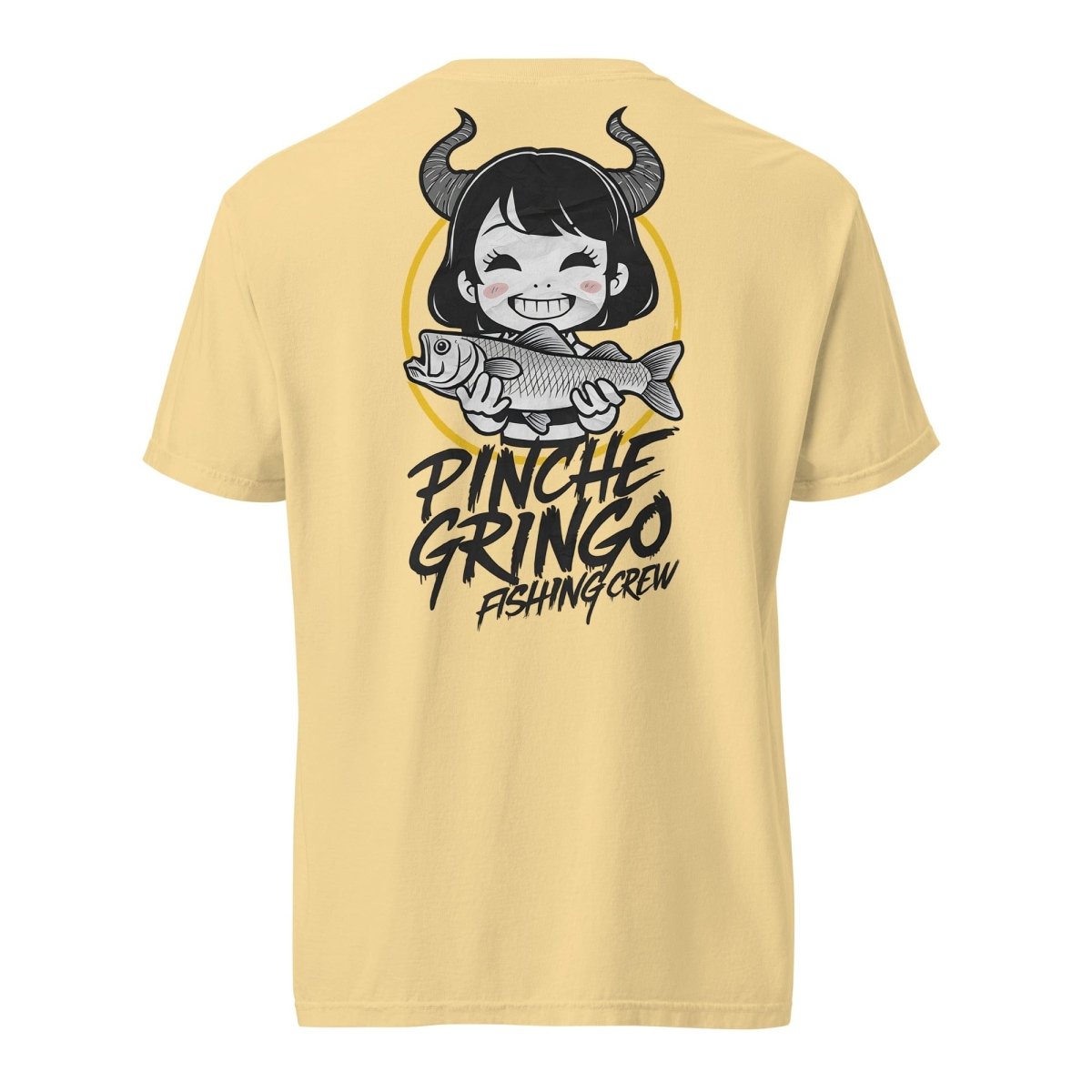 Pinche Gringo Fishing Crew Demon Fisher Anime Shirt - Hazy Fly Fishing