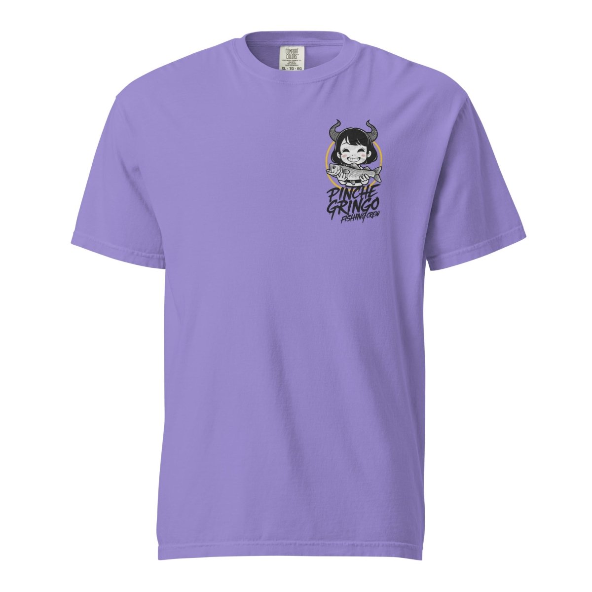 Pinche Gringo Fishing Crew Demon Fisher Anime Shirt - Hazy Fly Fishing