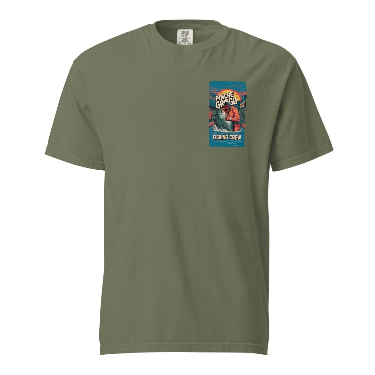 Pinche Gringo Fishing Crew Lucha Libre Shirt - Hazy Fly Fishing